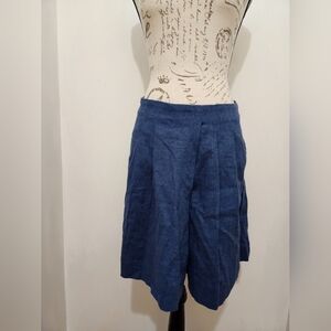 Y2K Banana Republic Linen Blend Jean Skort. Women's Size Large.